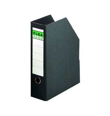 Stehsammler 100420838, A4, schwarz, Hartpappe, 85mm
