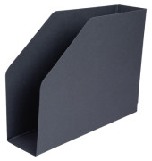 Stehsammler 100551999, A4 quer, schwarz, Hartpappe, 85mm