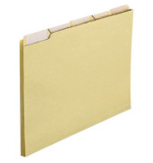 Einstellmappen-Set 80436 5 Fächer A4 180g Karton chamois