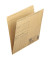 Einstellmappen 80437 A4 230g Recyclingkarton braun für 80 Blatt