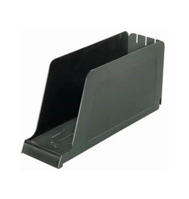 Stehsammler 98 x 337 x 165mm A4 quer Polystyrol schwarz Stehsammler 98 x 337 x 165mm A4 quer Polystyrol schwarz