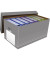 Archivbox Tric 100333273, A4, grau, innen 58,5x35x30cm (TxBxH), Wellpappe