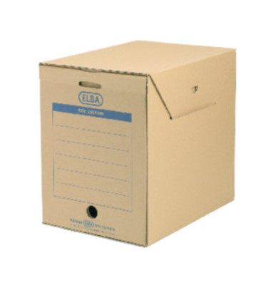 Archivbox Maxi tric system 100421092, A4, braun, Wellpappe Archivbox Maxi tric system 100421092, A4, braun, Wellpappe