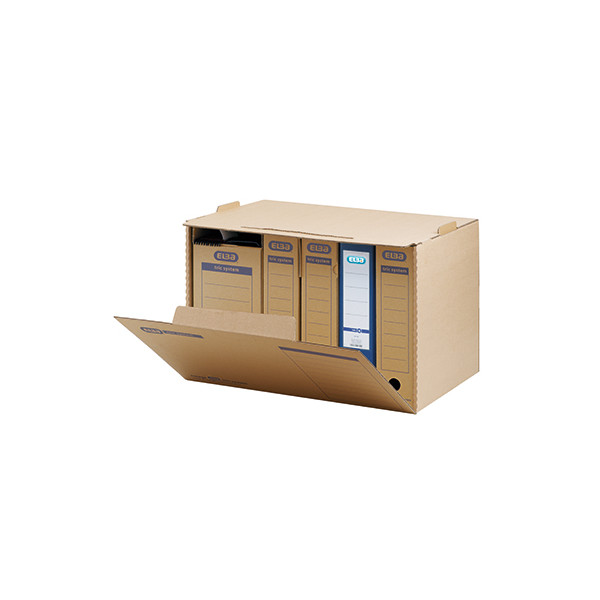 4002030120822 - - Archivbox tric system 51 x 33 x 36 cm (b x h x t) din A4 mit Archivdruck Wellpappe naturbraun