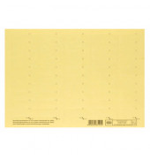 Beschriftungsschilder 4-zlg. gelb 58mm breit Bg 50 St