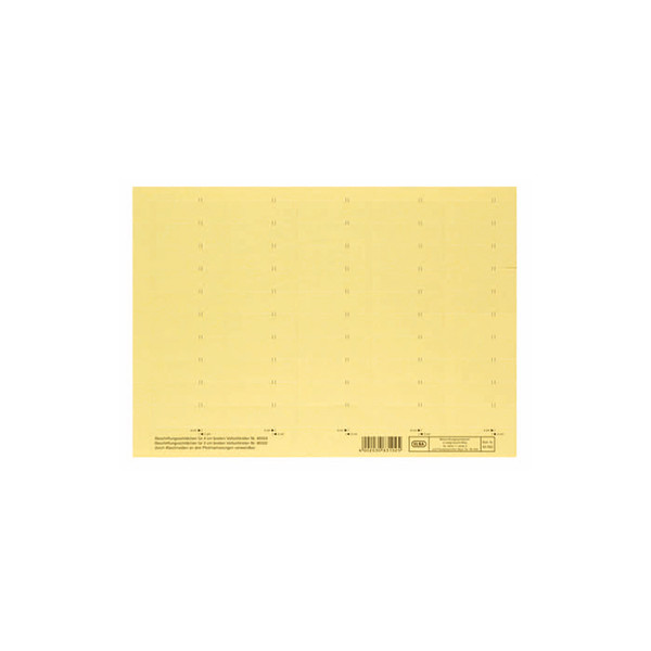4002030831025 - Beschriftungsschilder 4-zlg gelb 58mm breit Bg 4002030831025 100555643 50 Stück 4002030831025 - Beschriftungsschilder 4-zlg gelb 58mm breit Bg 4002030831025 100555643 50 Stück
