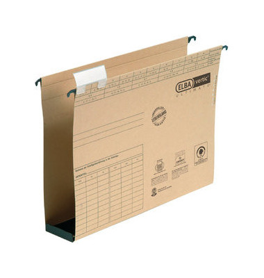 H&auml;ngesammler RC-Karton natron 60mm Boden m.Seit.b