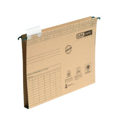 H&auml;ngesammler vertic 1 RC-Kart natron 20mm Bod. A4 sei.off.