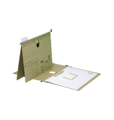 Hängehefter 100560079, A4 natronbraun Karton 230g