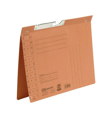 Pendelhefter 100560084, A4 orange Recyclingkarton 250g