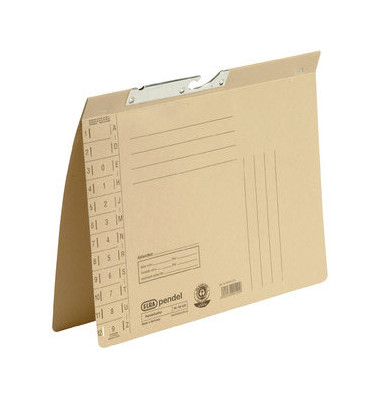 Pendelhefter 100560087, A4 chamois Karton 320g