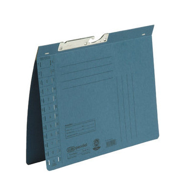 Pendelhefter 100560086, A4 blau Recyclingkarton 320g