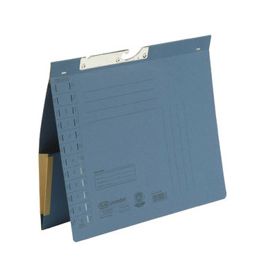 Pendelhefter 90433 A4 320g Karton blau Amtsheftung mit Dehntasche