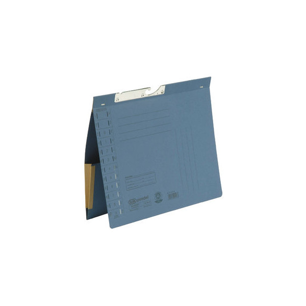 4002030901483 - - Pendelhefter din A4 320g m² Amtsheftung mit Organisationsaufdruck Manilakarton recycelt blau