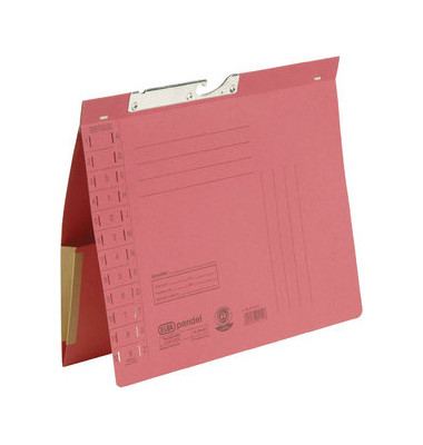 Pendelhefter 90433 A4 320g Karton rot Amtsheftung mit Dehntasche