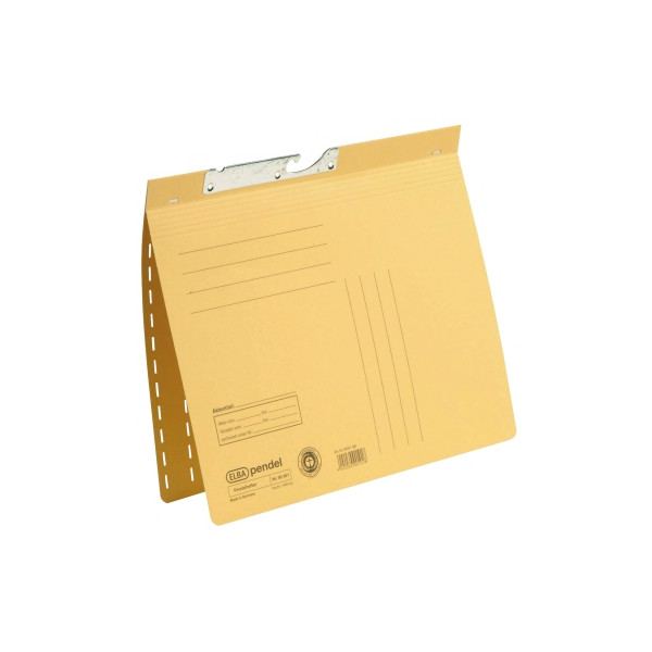 4002030901018 - Pendelhefter din A4 250g m² kaufmännische Heftung mit Organisationsaufdruck Manilakarton gelb - Elba