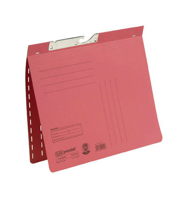 Pendelhefter 100560098, A4 rot Karton 250g