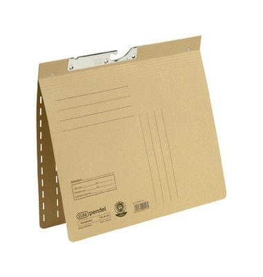 Pendelhefter 100560100, A4 chamois Recyclingkarton 320g