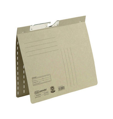 Pendelhefter 100560103, A4 grau Recyclingkarton 320g