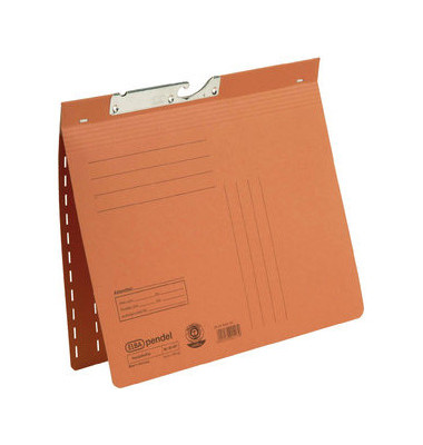 Pendelhefter 100560104, A4 orange Recyclingkarton 320g