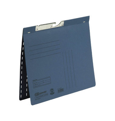 Pendelhefter 100420895, A4 blau Recyclingkarton 320g