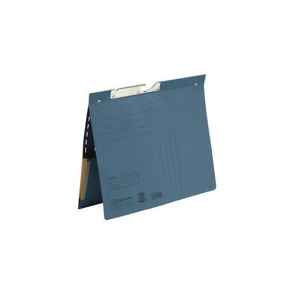4002030901445 - Pendelhefter 90463 A4 320g Karton blau kaufmännische Heftung mit Dehntasche 4002030901445 Elba