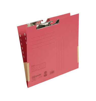Pendelhefter 100570032, A4 rot Recyclingkarton 320g