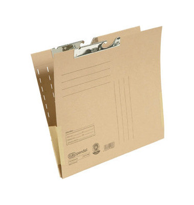 Pendeltasche 100570033, A4 natronbraun Karton 230g