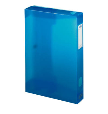 Heftbox Polyvision 100200140, A4 blau, 4cm Füllhöhe, Kunststoff