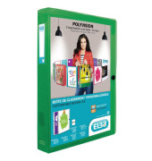 Sammelmappe Polyvision 100200147, A4 Kunststoff, für ca. 400 Blatt, grün transparent