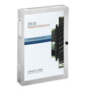 Heftbox Polyvision 100200142, A4 farblos, 4cm F&uuml;llh&ouml;he, Kunststoff