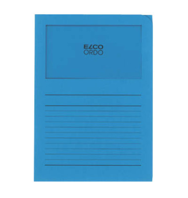 Sichtmappen Ordo classico 29489.32, A4 intensivblau Recyclingpapier 120g