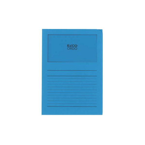 7610425980202 - Sichtmappen Ordo classico 2948932 A4 intensivblau Recyclingpapier 120g 7610425980202 100 Stück