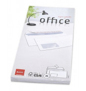 Briefumschläge Office 74465.12 Din Lang+ (C6/5) mit Fenster haftklebend 80g weiß 