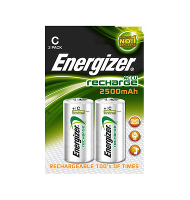 Akkus Recharge Power Plus, C / Baby / HR14, 1,2 Volt