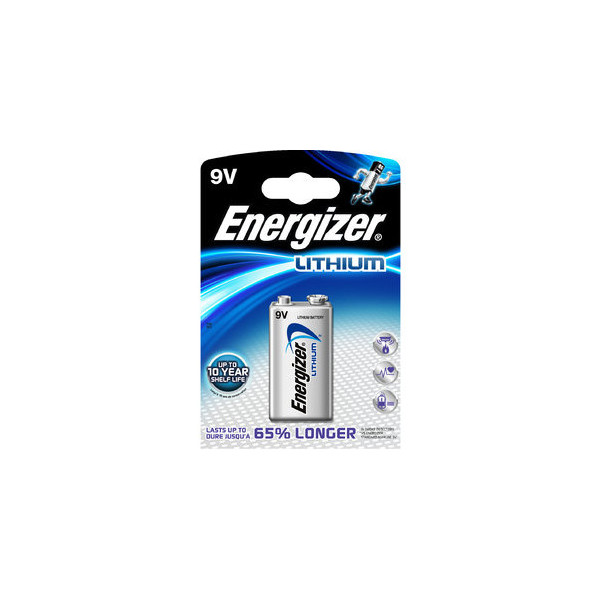 7638900332872 - Batterie Ultimate Lithium 9V-Block   E-Block   6LR61 9 Volt 7638900332872 Energizer