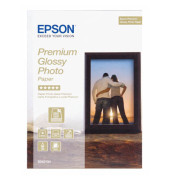 Fotopapier Premium Glossy S04215, 13x18cm, für Inkjet, 255g weiß glänzend einseitig bedruckbar