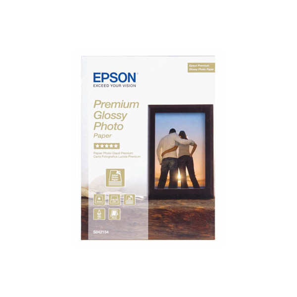 8715946384320 - ORIGINAL Papier weiß C13S042154 Premium Glossy 30 Blatt EPSON Premium Fotopapier  S042154 glossy 13x18cm weiß 255 g Inh 30 Blatt