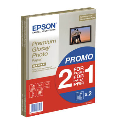 Fotopapier Premium Glossy S042169, A4, für Inkjet, 255g weiß glänzend einseitig bedruckbar