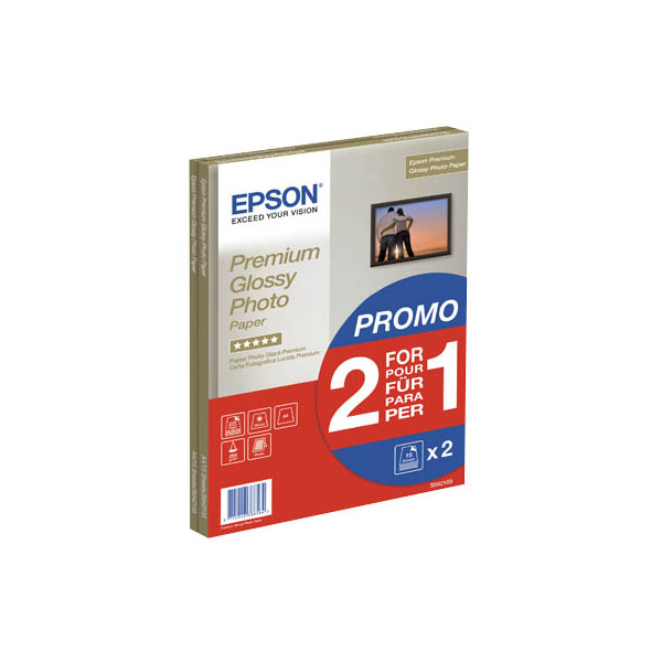 8715946388564 - Fotopapier Premium Glossy S042169 A4 für Inkjet 255g weiß glänzend einseitig bedruckbar 8715946388564 30 Blatt