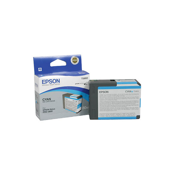 Epson Druckerpatrone T5802 C13T580200 (kompatibel zu Epson T5802), cyan, 3500 Seiten 0010343858787 Epson