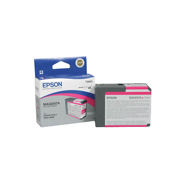 Epson Druckerpatrone T5803 C13T580300 (kompatibel zu Epson T5803), magenta 0010343858794 Epson