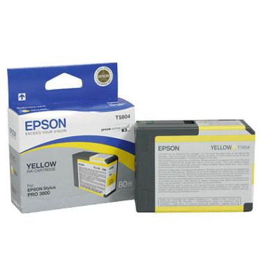 Druckerpatrone T5804 C13T580400 (T5804), gelb