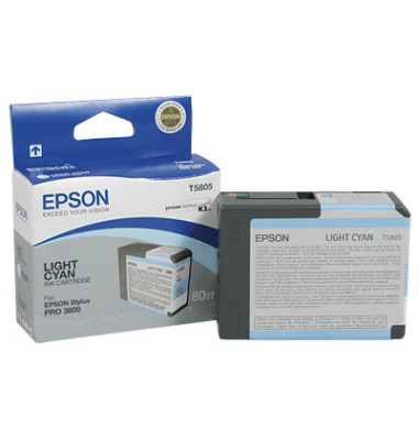 Druckerpatrone T5805 C13T580500 (T5805), cyan hell