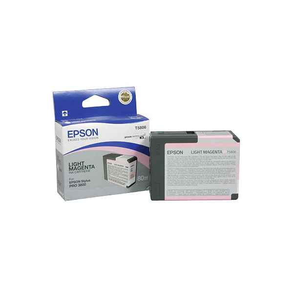 Epson Druckerpatrone T5806 C13T580600 (kompatibel zu Epson T5806), magenta hell 0010343858824 Epson