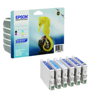 Druckerpatrone T0487 ,6er Pack 13ml