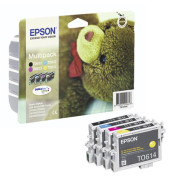 Druckerpatrone T0615 (C13T06154010), Multipack, schwarz, cyan, magenta, gelb