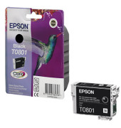 Druckerpatrone T0801 C13T08014011 (T0801), schwarz, ca. 330 Seiten