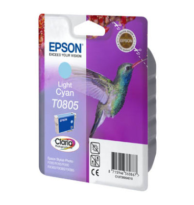 Druckerpatrone T0805 hellcyan 7,4ml