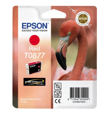 Druckerpatrone T0877 rot 11,4ml